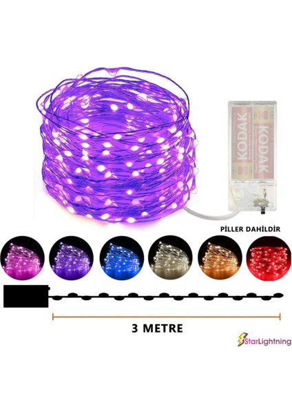 3 Metre Peri LED Çok Amaçlı Dekoratif Aydınlatma