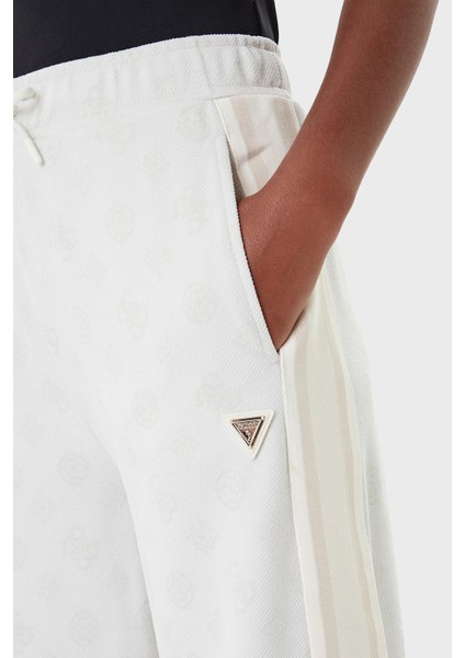 Peony 4g Logo Baskılı Regular Fit Yüksek Bel Jogger Pantolon V5YB10K0282 Bayan Pantolon V5YB10 K0282 F0ER fırsatları