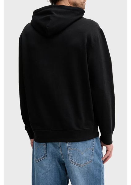 Logolu Şerit Detaylı Regular Fit Kapüşonlu Sweat LV04RC289GUB1 Erkek Sweat LV04RC289G Ub1 fiyatları