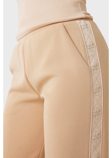 New Victoire Regular Fit Ribanalı Paça Logo Şeritli Pantolon W5YB11KBYE2 Bayan Pantolon W5YB11 Kbye2 A11T fırsatları