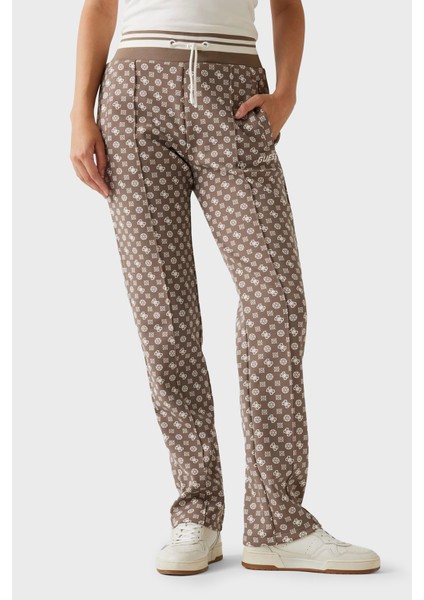 New Aggie 4g Logo Baskılı Regular Fit Jogger Pantolon V5YB20KB212 Bayan Pantolon V5YB20 KB212 P8HI