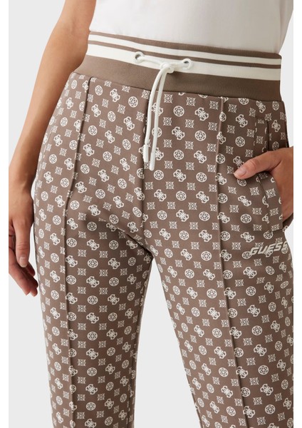 New Aggie 4g Logo Baskılı Regular Fit Jogger Pantolon V5YB20KB212 Bayan Pantolon V5YB20 KB212 P8HI fırsatları