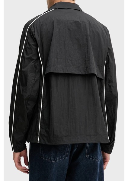 Logolu Oversize Fit Dik Yaka Ceket LV04RC505GUB1 Erkek Ceket LV04RC505G Ub1 modelleri