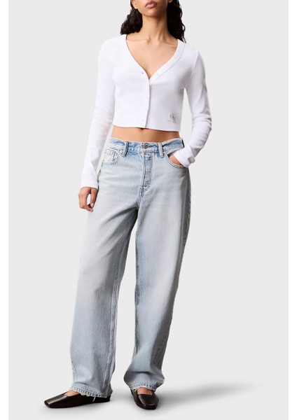 Pamuklu Fitted Fit V Yaka Fitilli Kısa Hırka LV047C204GYAA Bayan Hırka LV047C204G Yaa fiyatları