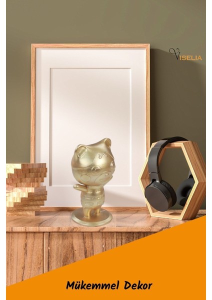 Dekoratif Küçük Ayı Biblo Heykel El Yapımı Hediyelik Süs Eşyası Sevimli Model Tasarım Ürünü