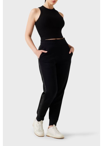 New Victoire Regular Fit Ribanalı Paça Logo Şeritli Pantolon W5YB11KBYE2 Bayan Pantolon W5YB11 Kbye2 Jblk fiyatları