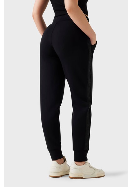 New Victoire Regular Fit Ribanalı Paça Logo Şeritli Pantolon W5YB11KBYE2 Bayan Pantolon W5YB11 Kbye2 Jblk modelleri