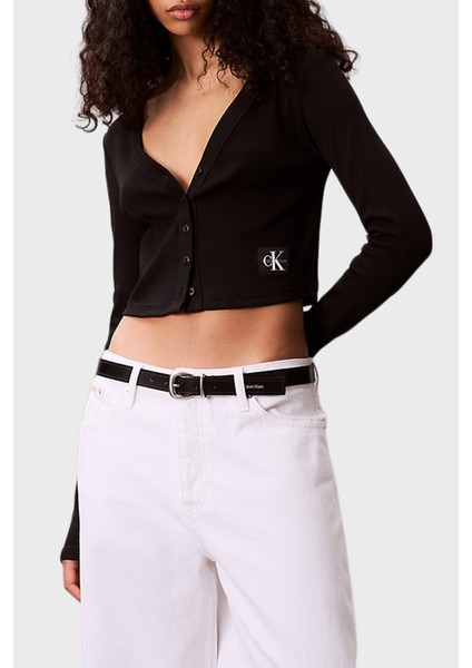 Pamuklu Fitted Fit V Yaka Fitilli Kısa Hırka LV047C204GUB1 Bayan Hırka LV047C204G Ub1 indirimleri