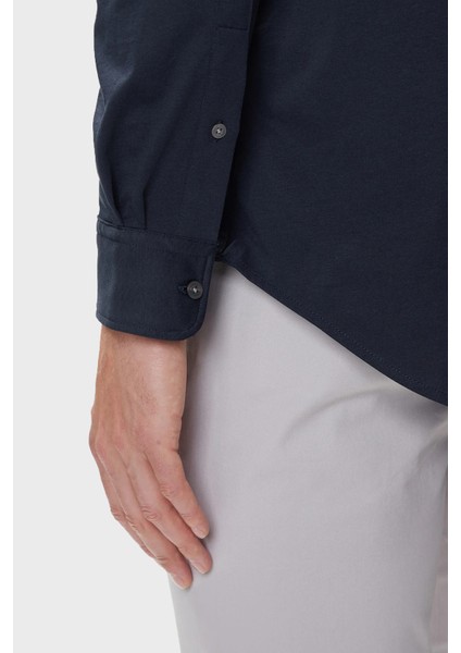 Pamuklu Regular Fit Düğmeli Yaka Uzun Kollu Gömlek Erkek Gömlek MW0MW39418 Dw5 indirimleri