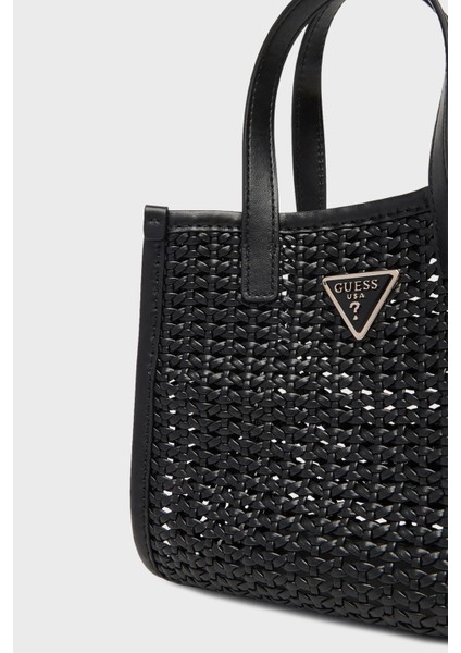 Brigitta Hasır Görünümlü Çıkarılabilir Askılı Mini Çanta HWWZ7206770 Bayan Çanta HWWZ72 06770 Bla modelleri