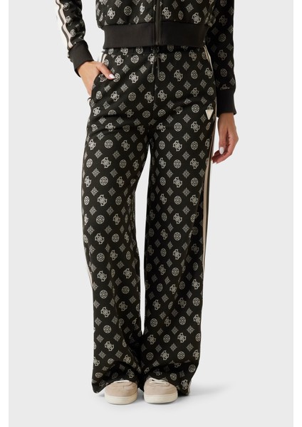 Peony 4g Logo Baskılı Regular Fit Yüksek Bel Jogger Pantolon V5YB10K0282 Bayan Pantolon V5YB10 K0282 FJ8C