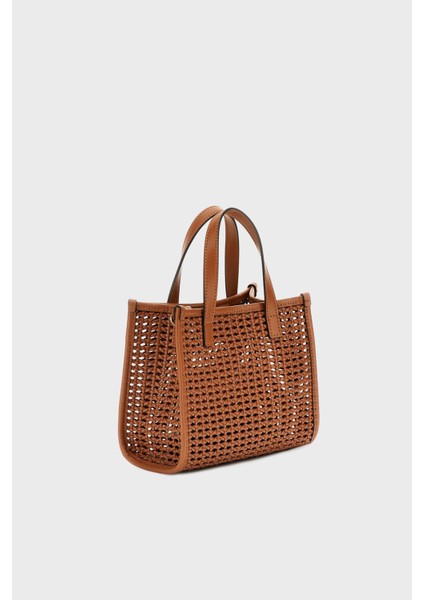 Brigitta Hasır Görünümlü Çıkarılabilir Askılı Mini Çanta HWWZ7206770 Bayan Çanta HWWZ72 06770 Cog fırsatları