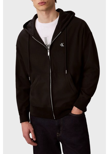 Logolu Pamuklu Relaxed Fit Kapüşonlu Sweat LV04RD232GUB1 Erkek Sweat LV04RD232G Ub1