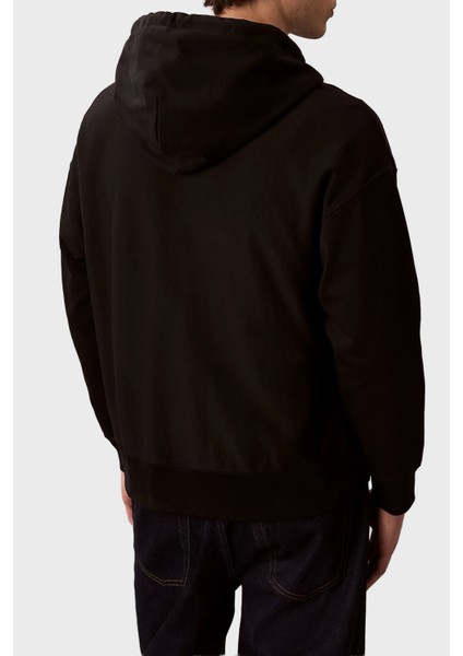 Logolu Pamuklu Relaxed Fit Kapüşonlu Sweat LV04RD232GUB1 Erkek Sweat LV04RD232G Ub1 modelleri