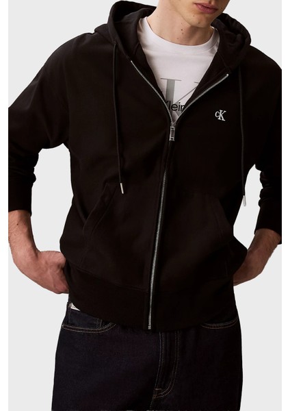 Logolu Pamuklu Relaxed Fit Kapüşonlu Sweat LV04RD232GUB1 Erkek Sweat LV04RD232G Ub1 fırsatları