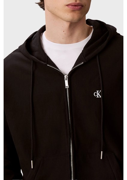 Logolu Pamuklu Relaxed Fit Kapüşonlu Sweat LV04RD232GUB1 Erkek Sweat LV04RD232G Ub1 indirimleri