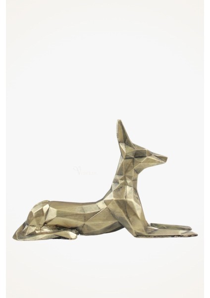 Dekoratif Köpek Biblo Heykel El Yapımı Doberman Hediyelik Süs Eşyası Poly Model Tasarım Ürünü