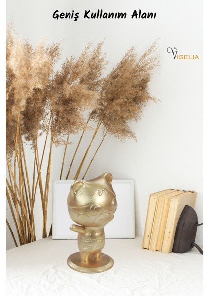 Dekoratif Küçük Ayı Biblo Heykel El Yapımı Hediyelik Süs Eşyası Sevimli Model Tasarım Ürünü