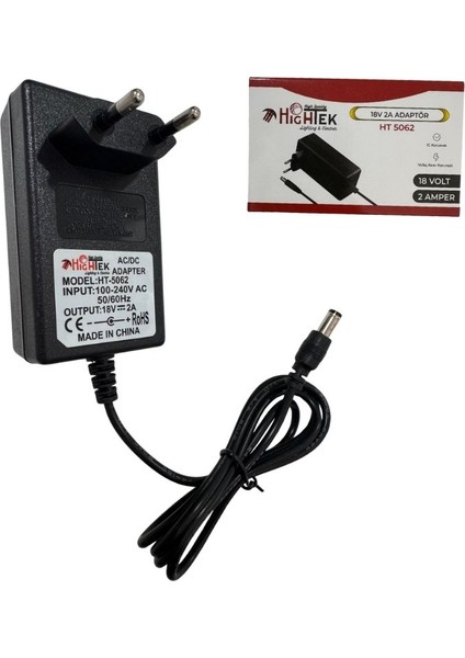 Hıghtek HT-5062 18V 2A Adaptör