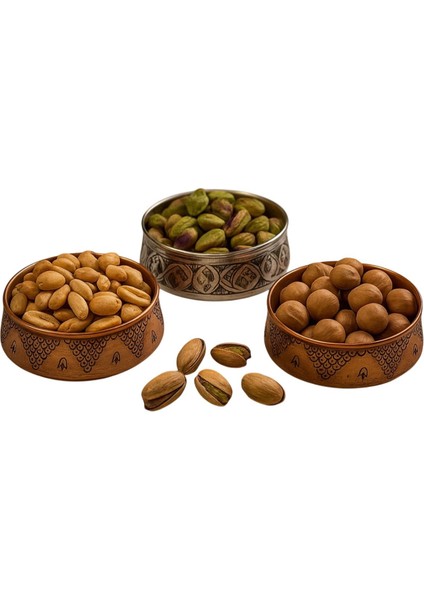 1 Adet %100 El Yapımı ve %100 Orjinal Bakır Çerezlik Kahvaltılık Kahve Yanı Sunumluk 11X3CM