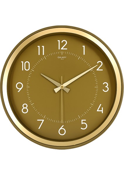 Irem Yeşili Krem Çerçeve Duvar Saati 37 cm