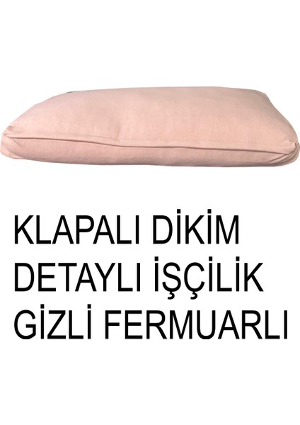 Süet Detaylı Angora Kumaş 4 Adet Sırt Minderi Kılıfı modelleri
