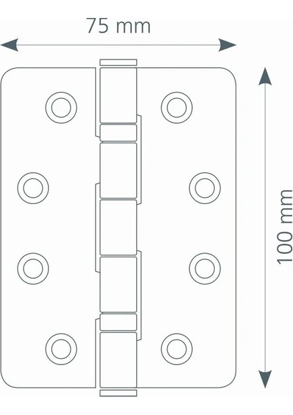 Paslanmaz Menteşe Lüks 3.0mm fiyatları