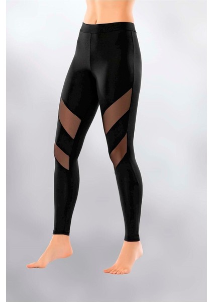 4085 Sporcu Tayt Siyah No: L-Xl