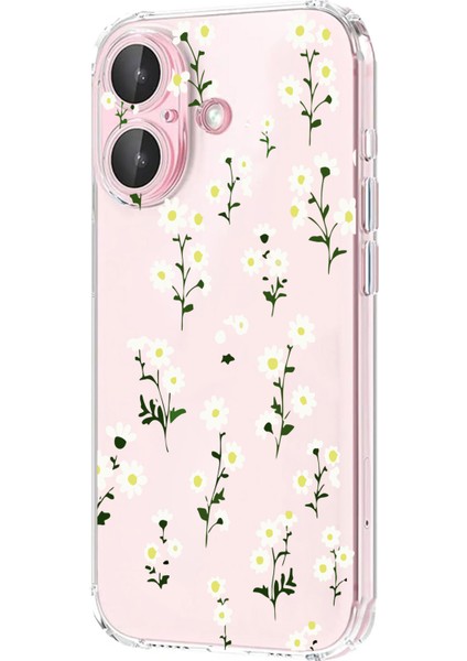 Iphone 16 Plus Uyumlu Desenli Şeffaf Silikon Kılıf Mnl2 modelleri