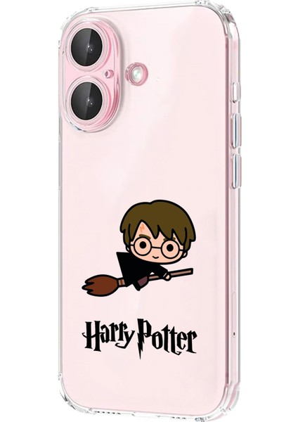 Iphone 16 Plus Uyumlu Desenli Şeffaf Silikon Kılıf Mnl1 modelleri