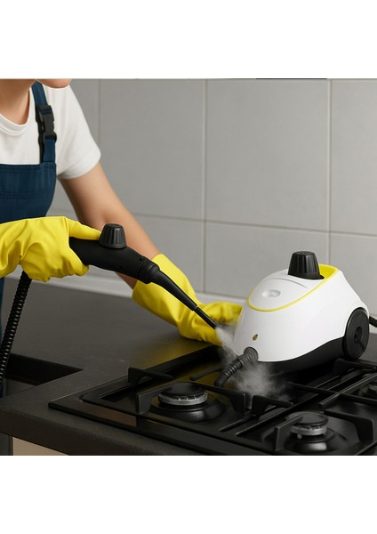 Es 2000WATT Buharlı Temizleyici 21 Parça Beyaz indirimleri