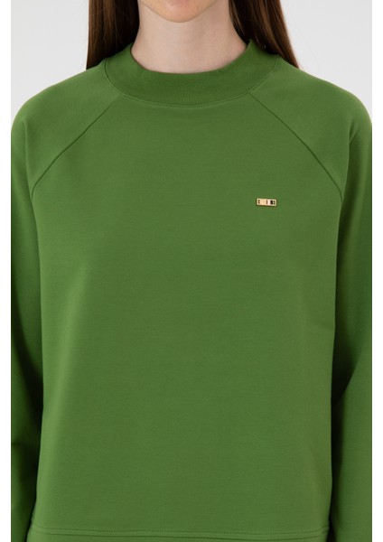 Kadın Yeşil Sweatshirt 50313610-VR054