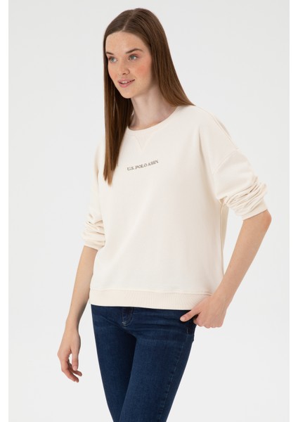 Kadın Krem Sweatshirt 50313562-VR071