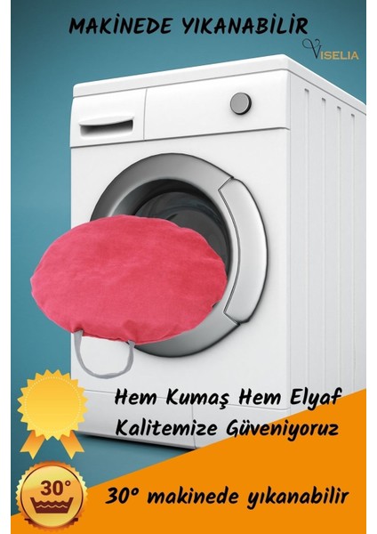 Kedi Yatağı Evcil Hayvan Kedi Minderi 65 cm Evcil Hayvan Simit Yuvarlak Yumuşak Yatak Minder