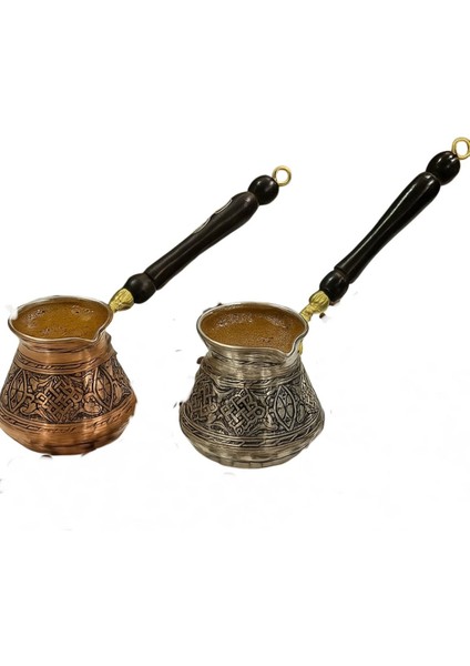6-8 Arası Fincanına Göre Değişen Orjinal El Yapımı Bakır Cezve