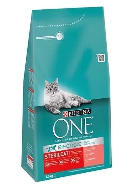 Purina One Sterilised Somonlu Kısırlaştırılmış Kedi Maması 1.5 kg
