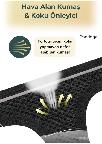 Kedi Tasması Göğüs Boyun Tasma Seti Sevk Kayışlı Terletmeyen Nefes Alan Reflektörlü Tasma Pembe L