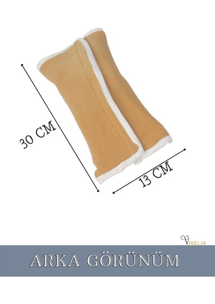 Emniyet Kemeri Yastığı Araç Seyahat Çocuk Bebek Kemer Yastığı 2 Adet