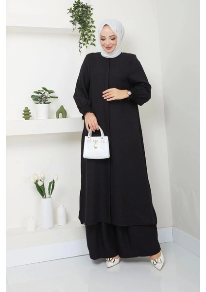 Kadın Uzun Ikili Tesettür Tunik Takım fırsatları