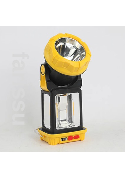 Çok Fonksiyonlu Şarjlı Kamp Lambası Feneri - Güneş Enerjili, Powerbank Özellikli, 4 Modlu, Suya Dayanıklı