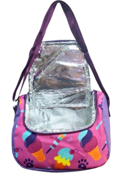 3 Bölmeli Kalemlikli ve Beslenmeli Ilk Okul Çantası Su Geçirmez Full Astarlı Kedicik fırsatları