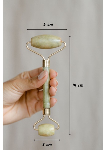 Dermaroller Cilt Saç Yüz Bakımı Saklama Kaplı 540 Iğneli 0.50 mm + Jade Roller Yüz Masaj Aleti Seti