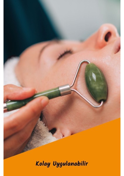 Dermaroller Cilt Saç Yüz Bakımı Saklama Kaplı 540 Iğneli 0.50 mm + Jade Roller Yüz Masaj Aleti Seti