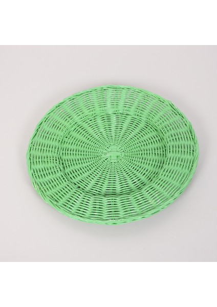Mylamp Çarkıfelek Çimen Yeşili Rattan Duvar Dekoru & Supla 33 cm modelleri