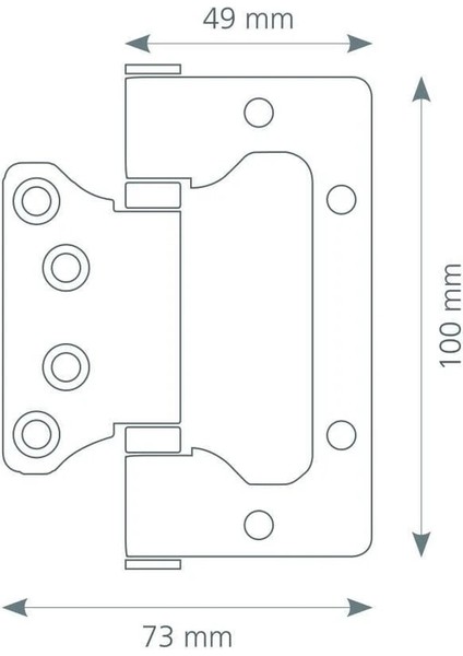 Paslanmaz Menteşe Yönsüz Oval 1.7mm fiyatları