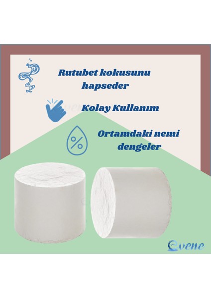 Nem Alıcı 2 Adet 450 gr Yedek Tablet Rutubet Giderici Önleyici Emici Küf Engelleyici indirimleri