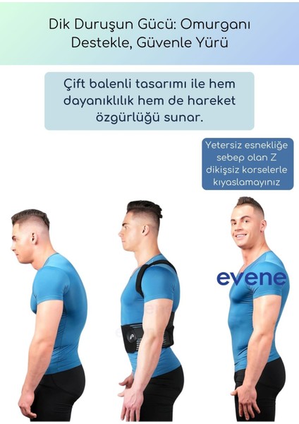 Dik Durma Korsesi Bej Renk Engelleyici Sırt Korsesi