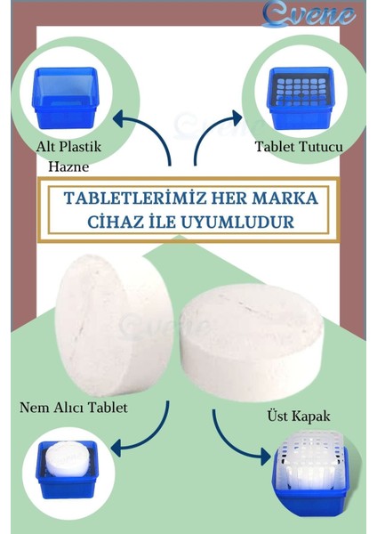 Nem Alıcı 8 Adet 450 gr Yedek Tablet Rutubet Giderici Önleyici Emici Küf Engelleyici