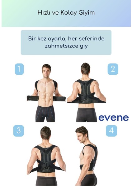 Dik Durma Korsesi Bej Renk Engelleyici Sırt Korsesi