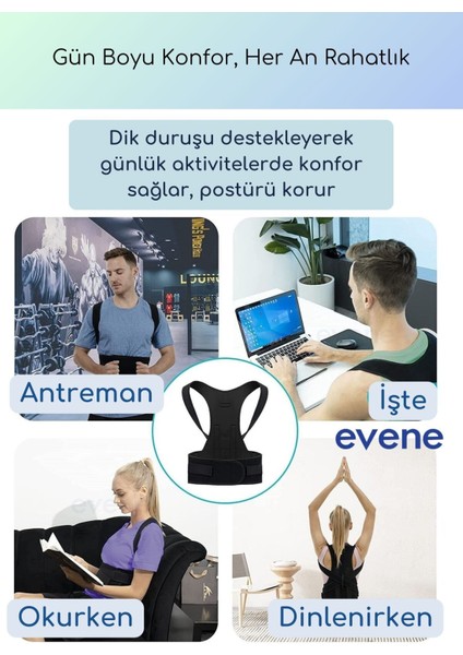 Dik Durma Korsesi Bej Renk Engelleyici Sırt Korsesi